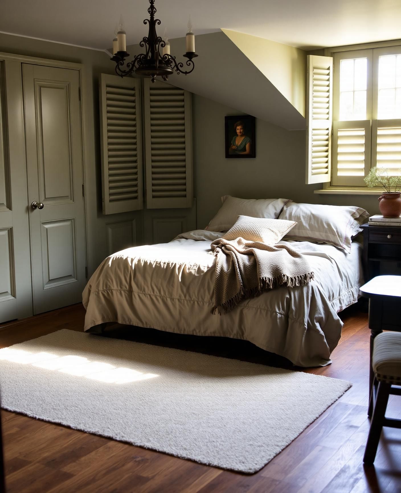 Une chambre baignée de lumière