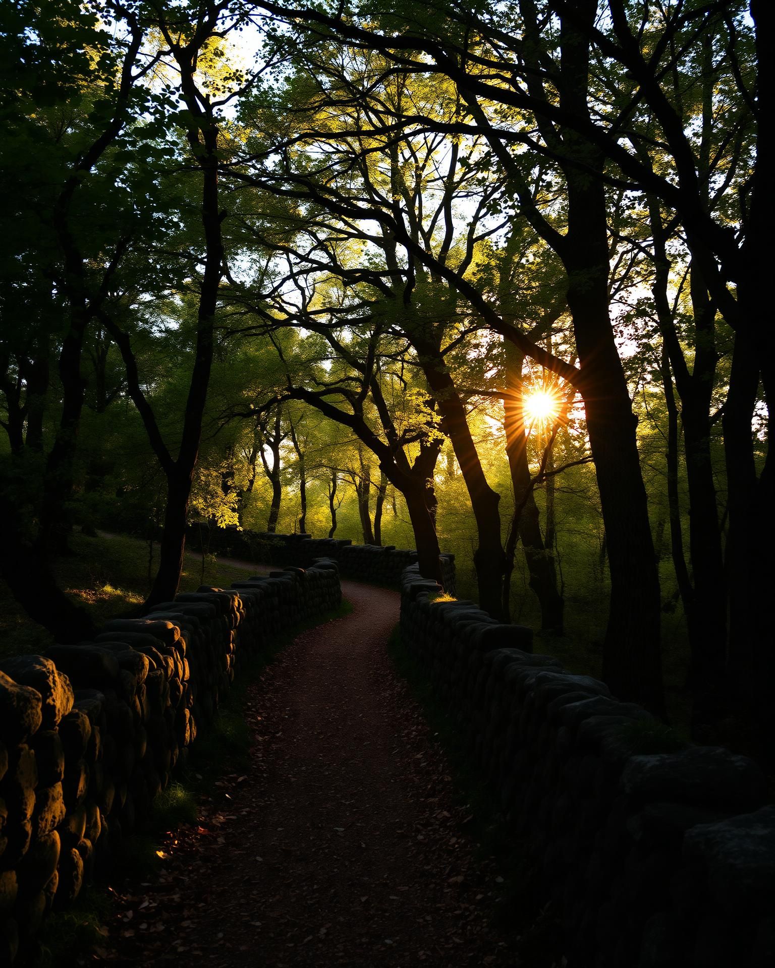 Sentier en forêt